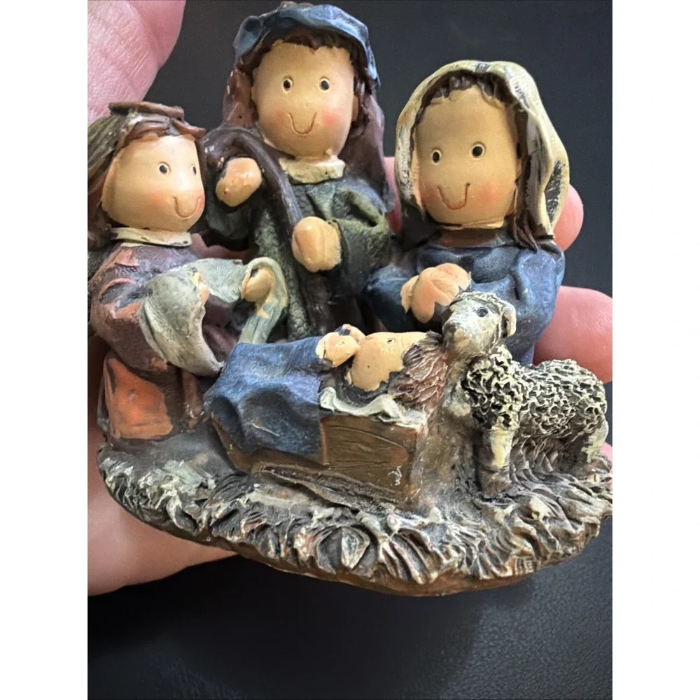Manger Nativity Scene Kids Christmas Pageant One  Piece Miniature 3